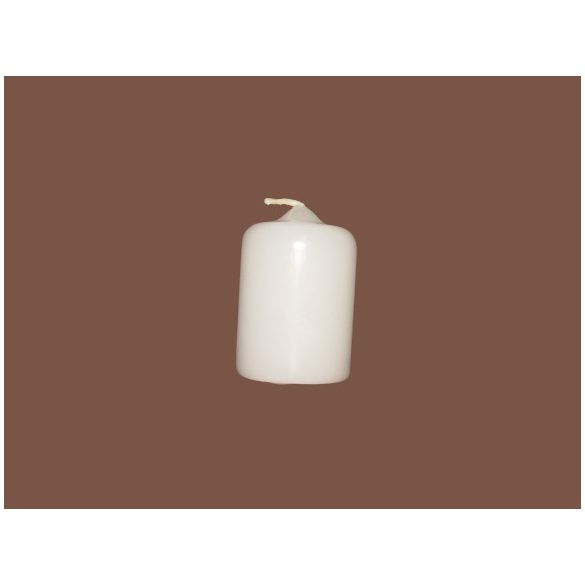 Gyertya kis adventi fehér 4 cm x 6 cm, 4db/csomag