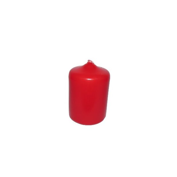 Gyertya nagy adventi piros  5 cm X 7 cm, 4db/csomag