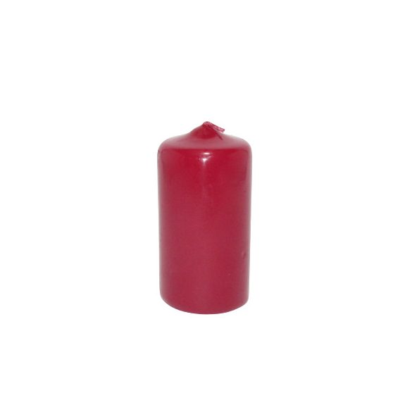 Gyertya óriás adventi piros 5 cm X 10 cm, 4db/csomag