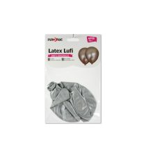 Lufi ezüst metál 30 cm, 4 db/csomag