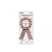 Kitűző Lánybúcsú csillogó 8x15cm