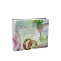   Esküvői fotóalbum kicsi 16 cm x 20 cm, 15 cm x 10 cm-es képekhez