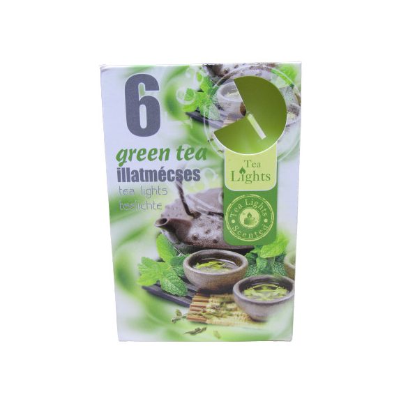 Illatmécses green tea illatú 6db/csomag