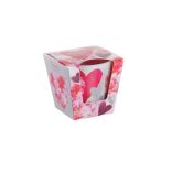 Illatgyertya pohár virág illatú szivecskés 115 g