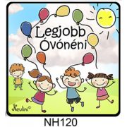 Hűtőmágnes A legjobb óvónéni 2, 7,5 cm X 7,5 cm