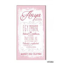 Fa hűtőmágnes Anya jelentése 7,5 cm X 14 cm