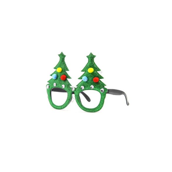 Karácsonyi Party szemüveg fenyőfás