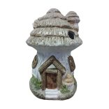 Gyertyatartó kerámia házikó kicsi 15,5 cm x 9,5 cm