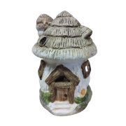 Gyertyatartó kerámia házikó nagy, 21 cm x 13,5 cm