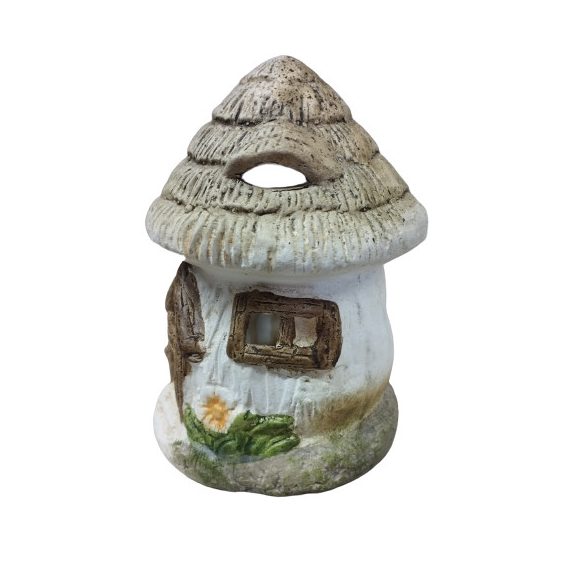 Gyertyatartó kerámia házikó nagy, 21 cm x 13,5 cm