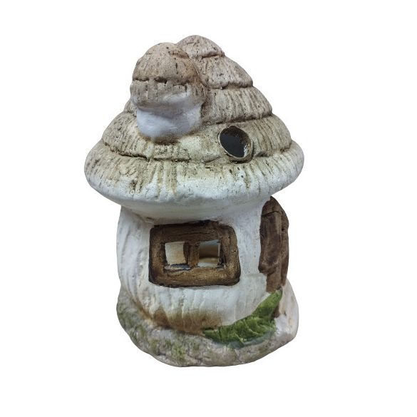 Gyertyatartó kerámia házikó nagy, 21 cm x 13,5 cm