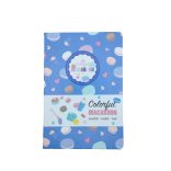 Macaronos tervező notesz A5, 19 cm X 13 cm X 1,5 cm