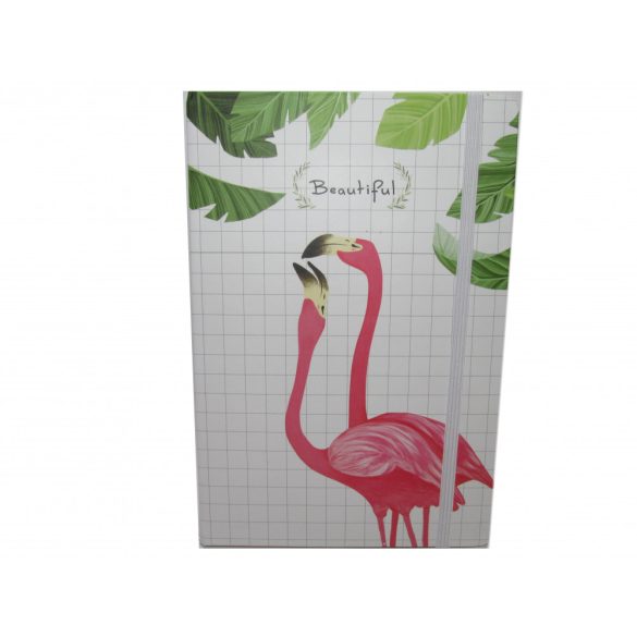 Notesz Flamingós 21 cm X 14 cm (A5)