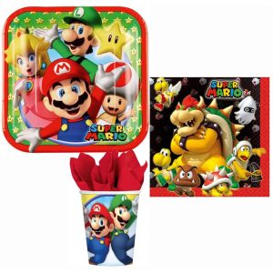 Super Mario party szett 36 db-os