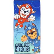   Paw Patrol, Mancs Őrjárat Aqua strand törölköző 60x120 cm 