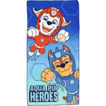   Paw Patrol, Mancs Őrjárat Aqua strand törölköző 60x120 cm 