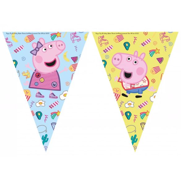 Peppa malac zászlófüzér 2,3 m