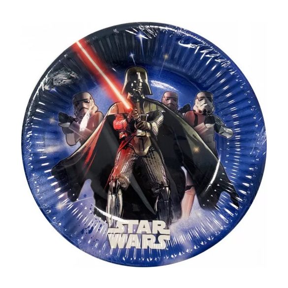 Papír tányér Star Wars Lightsaber 19,5 cm, 8 db/csomag