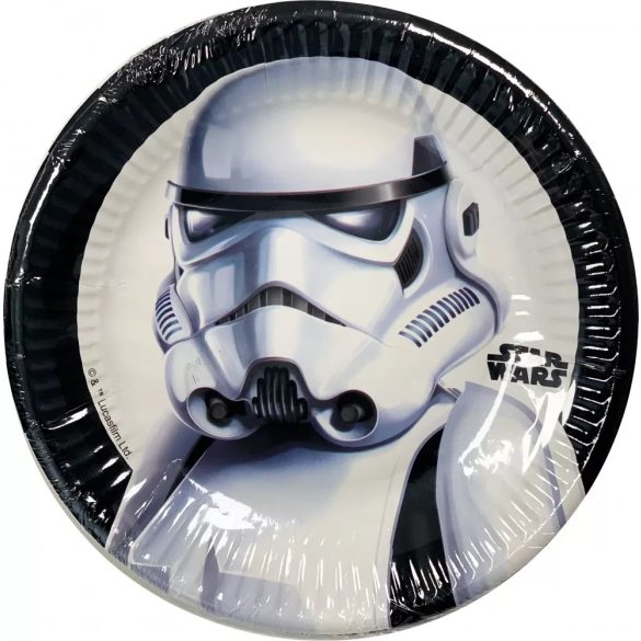 Papír tányér Star Wars Troopers 19,5 cm, 8 db/csomag