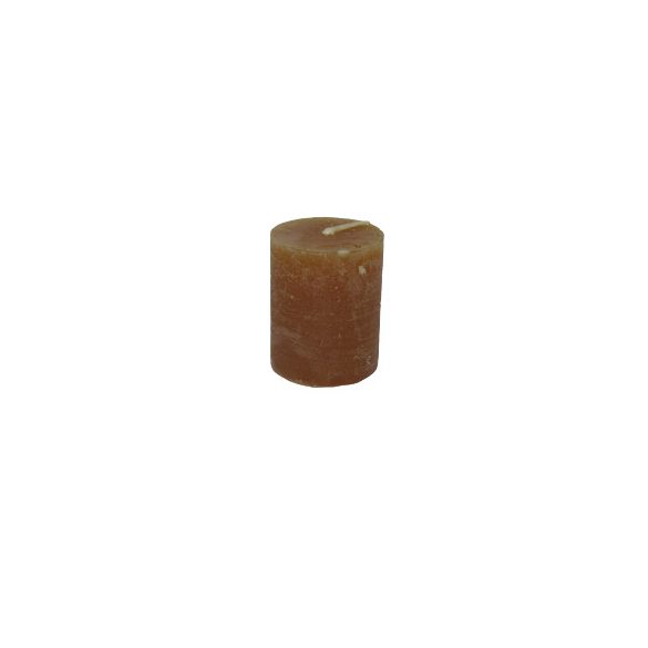 Gyertya rusztikus adventi méz színű 4 cm X 5 cm, 4db/csomag