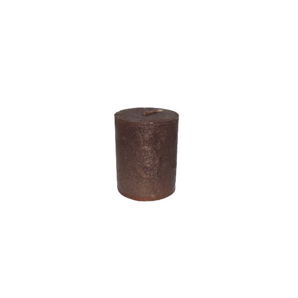 Gyertya rusztikus adventi bronz színű 4 cm X 5 cm, 4db/csomag