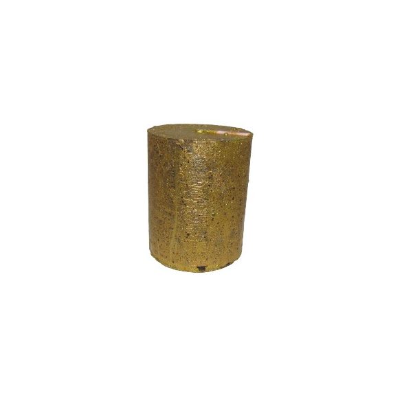 Gyertya rusztikus adventi arany színű 4 cm X 5 cm, 4db/csomag