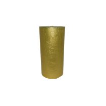   Gyertya rusztikus adventi arany színű 5 cm X 10 cm, 4db/csomag