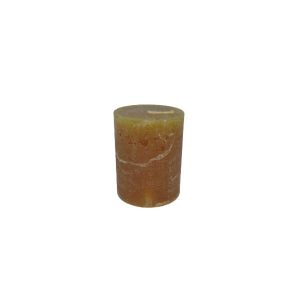 Gyertya rusztikus adventi méz színű 5 cm X 6 cm, 4db/csomag