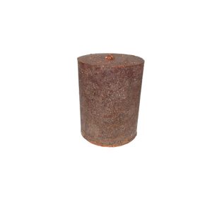 Gyertya rusztikus adventi bronz színű 5 cm X 6 cm, 4db/csomag