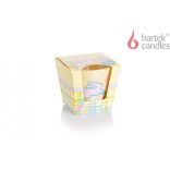 Illatgyertya poharas húsvéti, virág illatú 