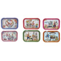 Húsvéti fémtálca többféle 34 cm X 23 cm