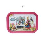 Húsvéti fémtálca többféle 34 cm X 23 cm