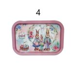 Húsvéti fémtálca többféle 34 cm X 23 cm