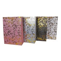   Ajándéktasak arany mintával XL 4 féle, 44 cm x 31 cm x 12 cm