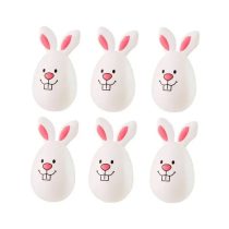 Húsvéti tojás nyuszi 4x6cm 6db/cs