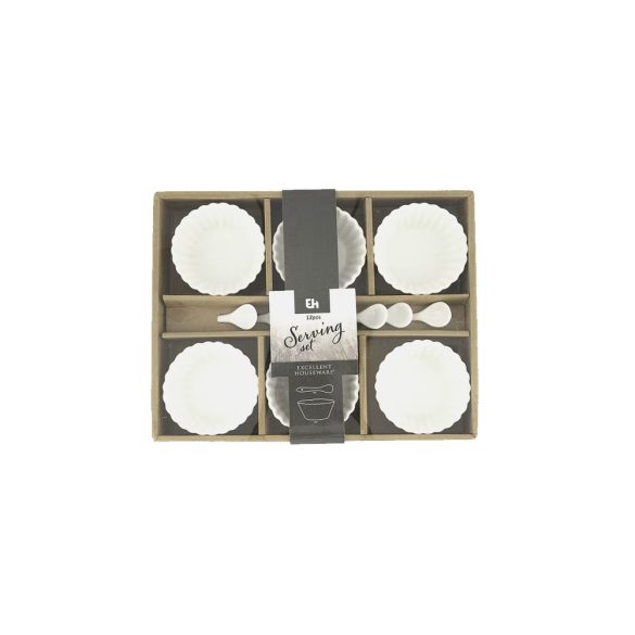 Tálaló készlet 12 db-os 9 cm X 4 cm két féle választható forma