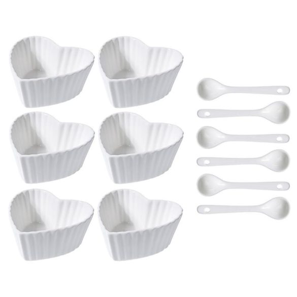 Tálaló készlet 12 db-os 9 cm X 4 cm két féle választható forma