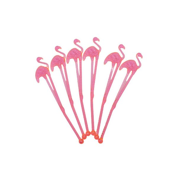 Koktél szett flamingós 31db-os
