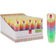 Műanyag színes röviditalos pohár, 30ml, 20db/szett