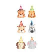 Gyerek party kalap állatokkal 8 db/csomag