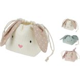 Nyuszis kis zsák három féle 20 cm x 12 cm