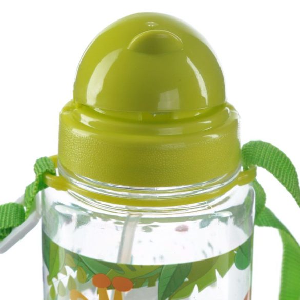 Kulacs Szívószállal 450ml, Gyerekeknek - Állatkerti Állatok