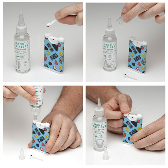 Kézfertőtlenítő Spray újra tölthető - Mopsz