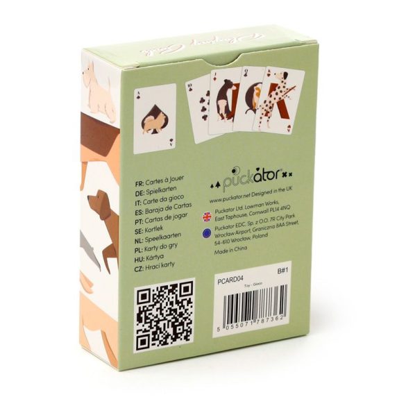 Francia Kártya Pakli, 54 lapos - Kutyafalka