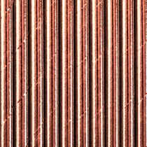 Szívószál rose gold színű 19,5 cm, 10 db/csomag