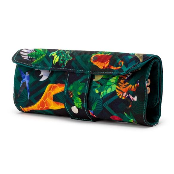 Írószer Szett RPET Vászonban, 8 db-os - Állatvilág