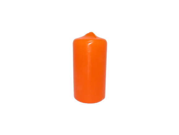Gyertya óriás adventi narancssárga 5 cm X 10 cm, 4db/csomag