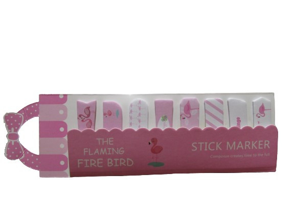 Sticky marker flamingó rózsaszín 6,5 cm X 19 cm