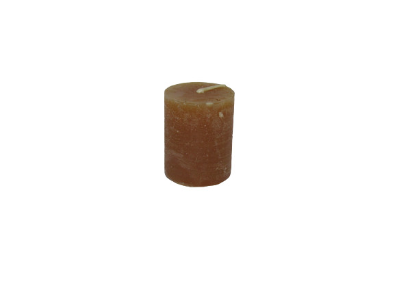 Gyertya rusztikus adventi méz színű 4 cm X 5 cm, 4db/csomag