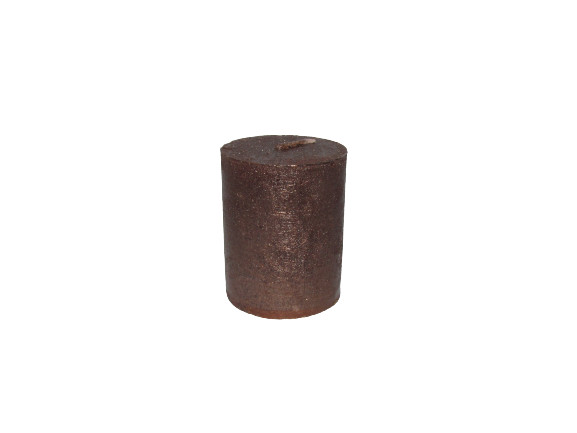 Gyertya rusztikus adventi bronz színű 4 cm X 5 cm, 4db/csomag